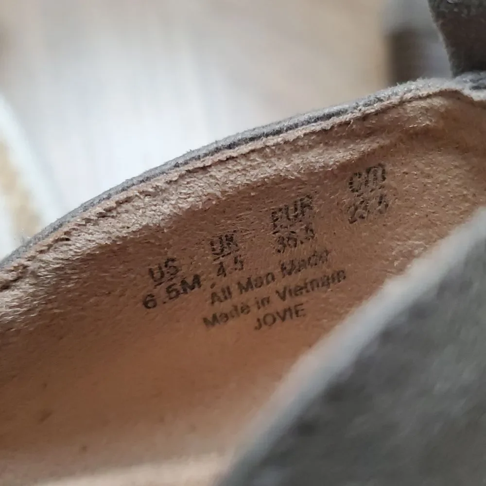 LifeStride Velosity Jovie Womans Booties ankle boots, Grey,size 6.5